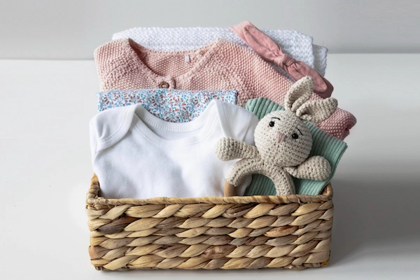 13. ide hampers Lebaran buatan sendiri Parcel Pakaian Bayi