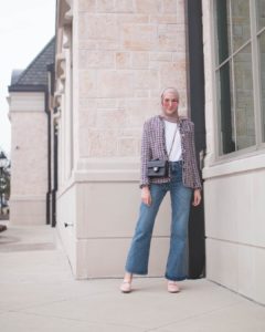 Blazer and Jeans Fashion Hijab
