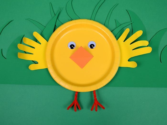 Kerajinan berbentuk ayam untuk balita